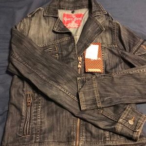 Rustic Denim Jean jacket. Sz M